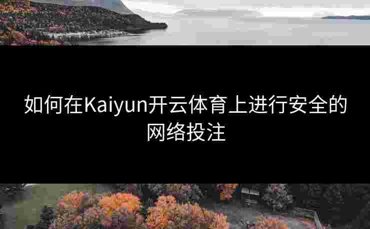如何在Kaiyun开云体育上进行安全的网络投注